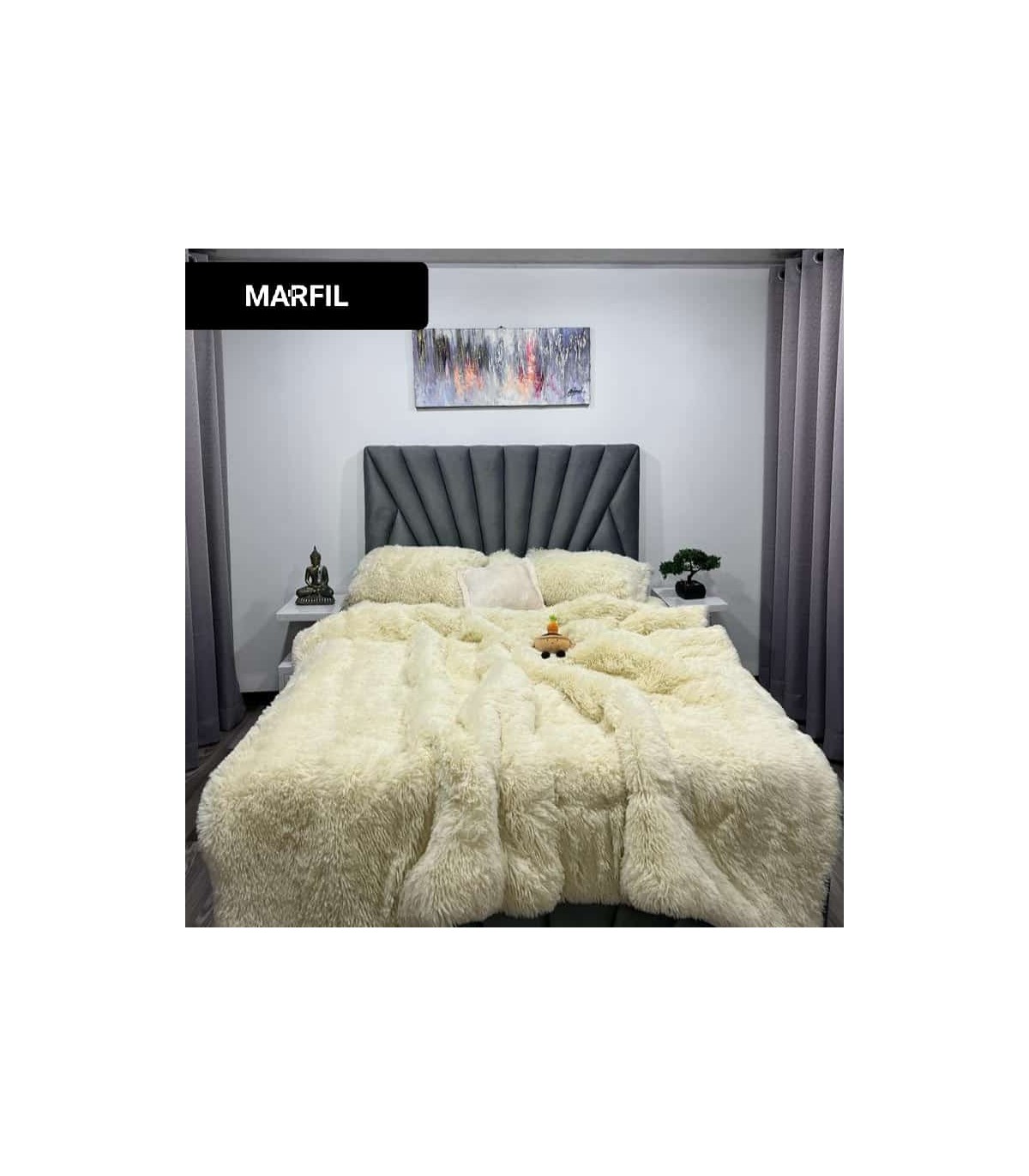 EDREDÓN PELUCHE / PIEL DE CONEJO