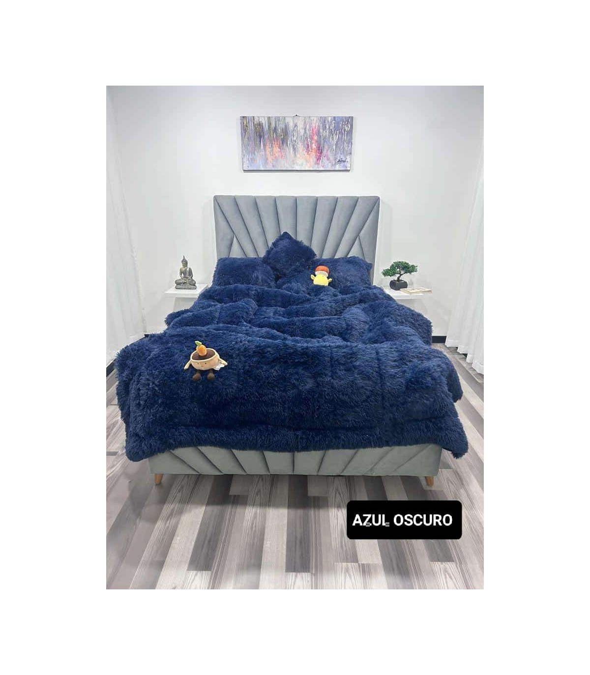 copia de CUBRELECHO ARCOIRIS PELUCHE