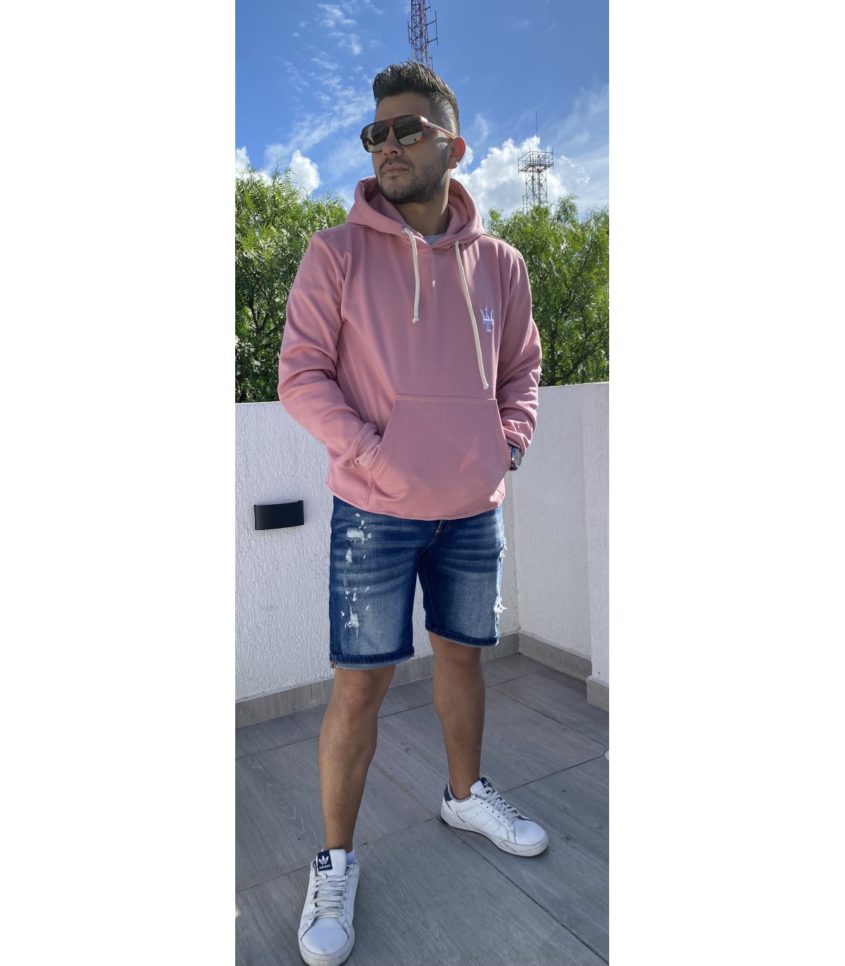 copia de HOODIE AZUL AGUAMARINA