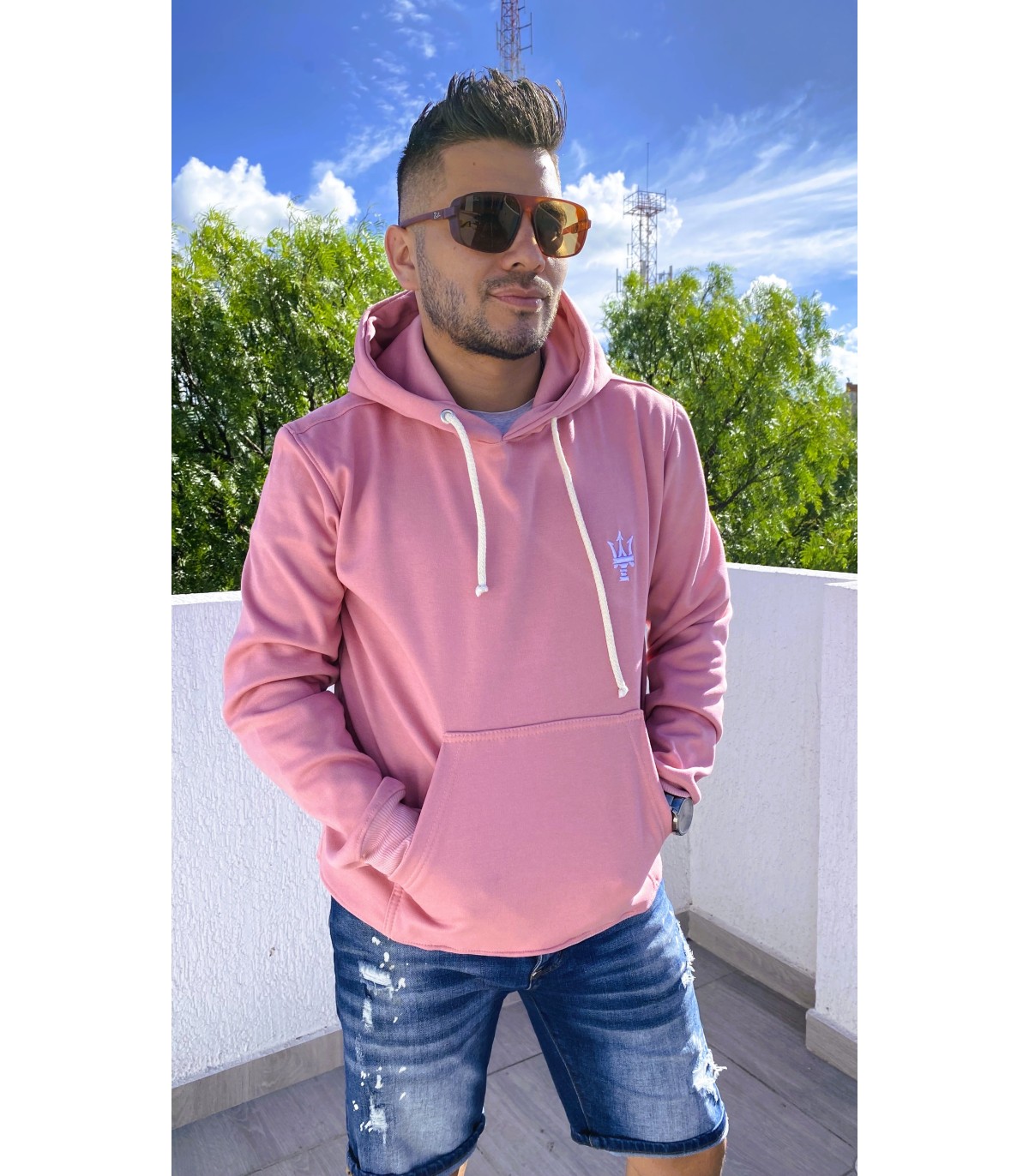 HOODIE ROSADO