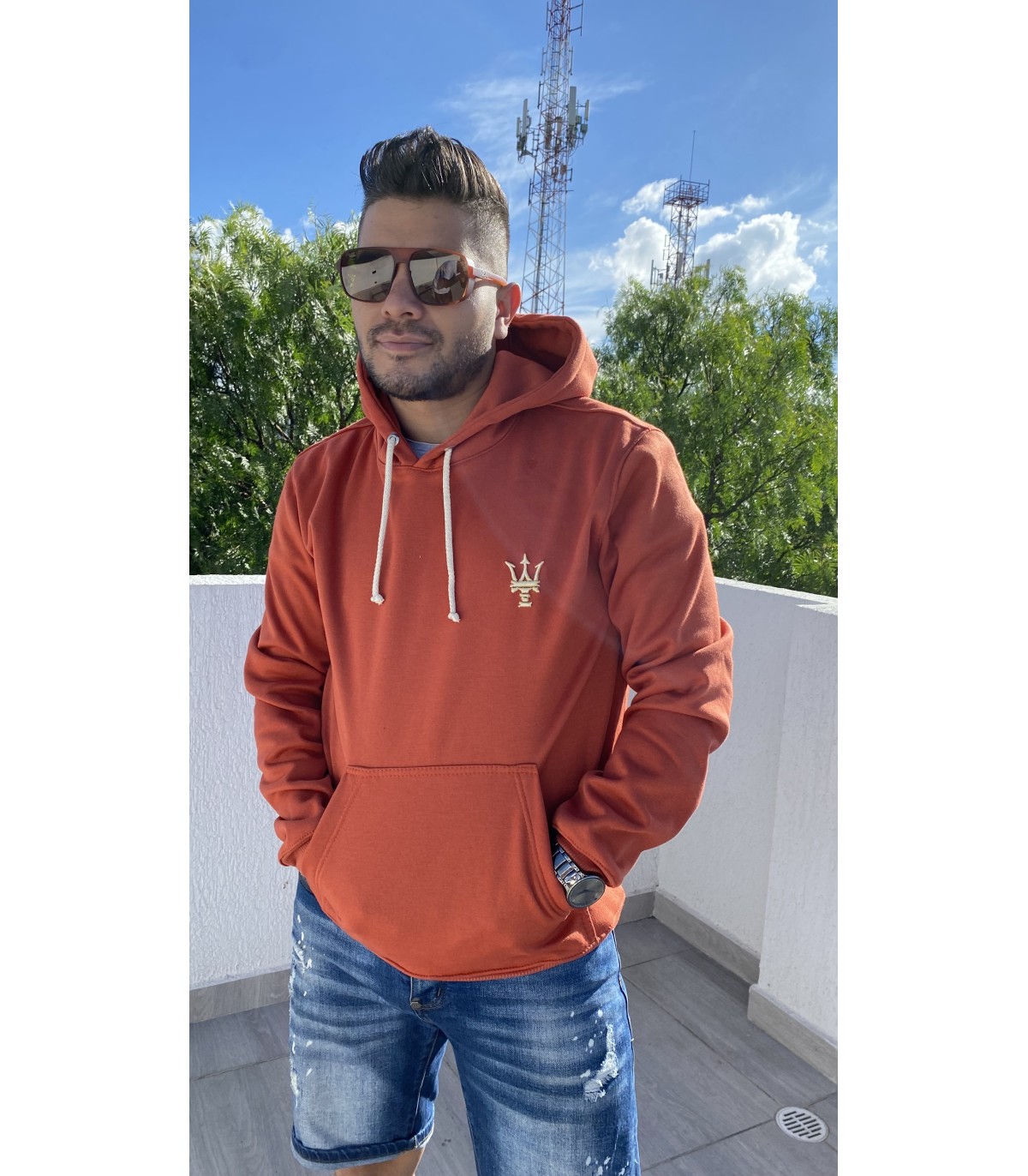 HOODIE TERRACOTA