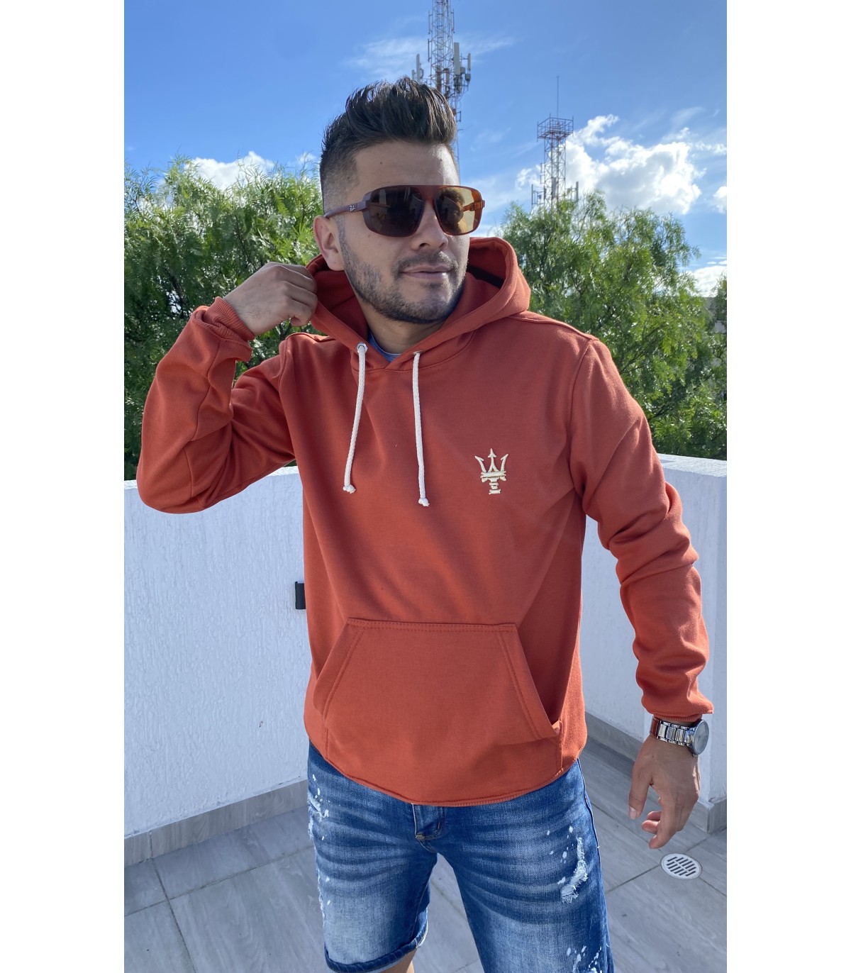 HOODIE TERRACOTA