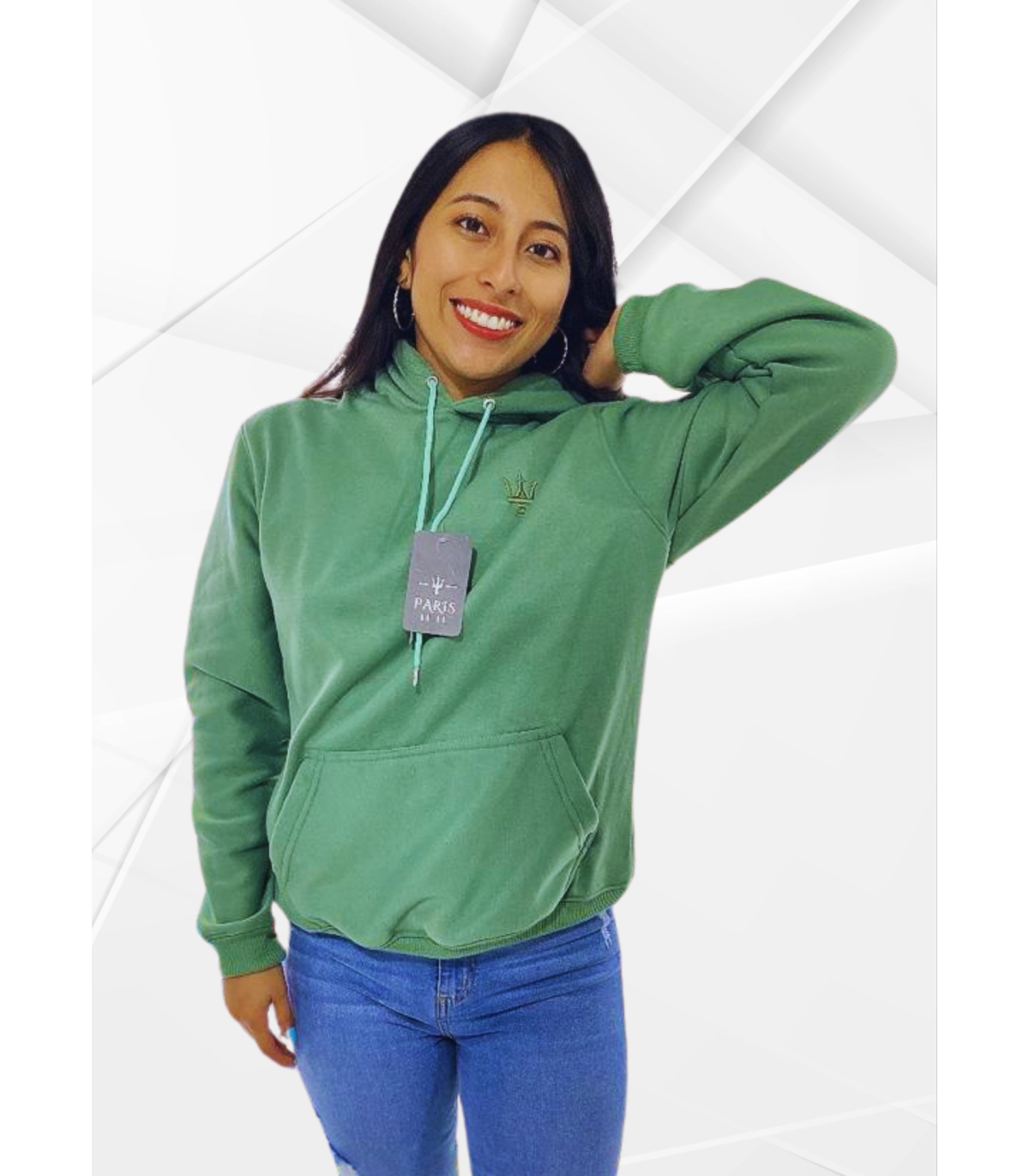 HOODIE VERDE OLIVA