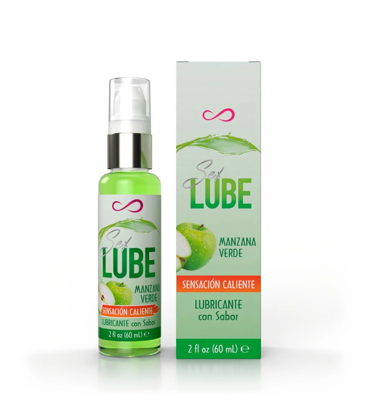 Sex LUBE 60 ml Manzana Verde – Lubricante Saborizado